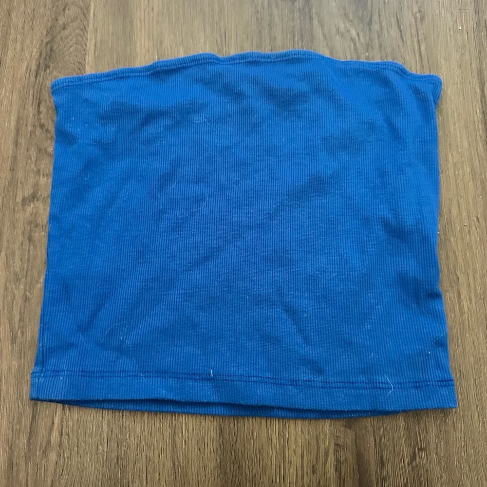 Blue SHEIN tube top